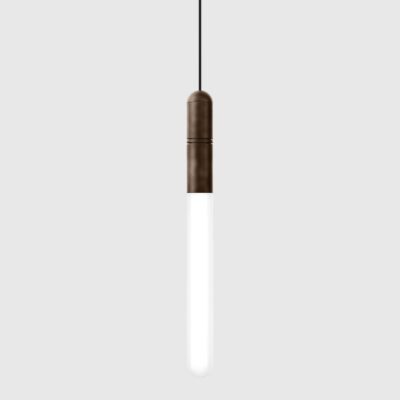 Eastport Contemporary Matchstick Pendant Light Morocco Natural Brass