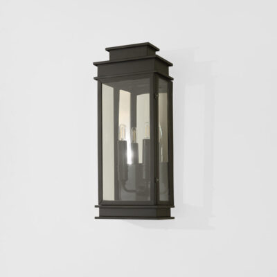 Edgeware Heritage Outdoor Wall Lantern Black
