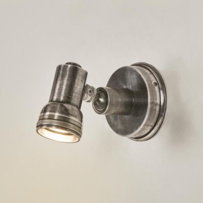 Egerton Mini Wall Light Antique Silver