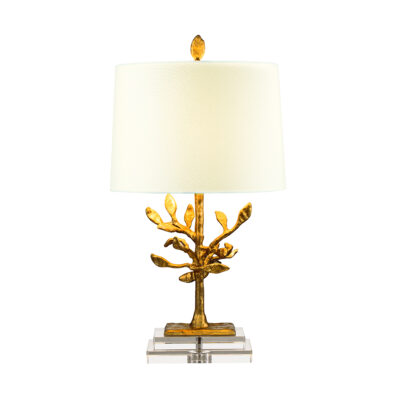 Elderfield Hamptons Tree Table Lamp Distressed Gold