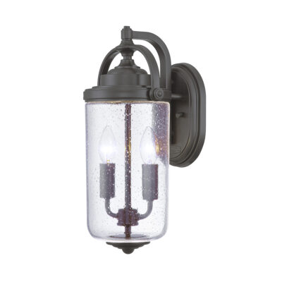 Elderport Traditional Outdoor Wall Lantern Oil Rubbed Bronze