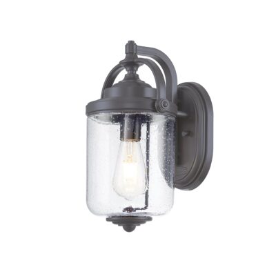 Elderport Traditional Outdoor Wall Lantern Oil Rubbed Bronze