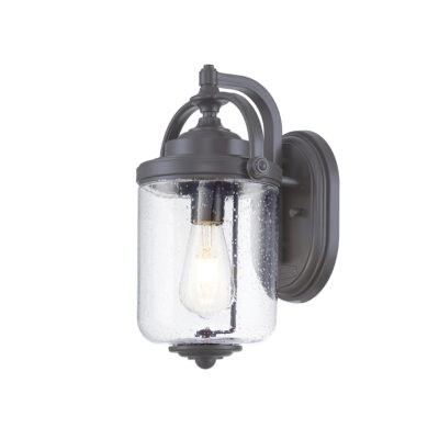 Elderport Traditional Outdoor Wall Lantern Oil Rubbed Bronze