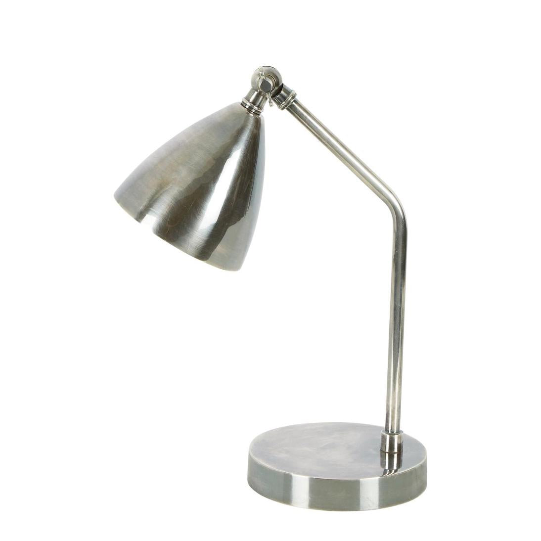 Elderton Industrial Desk Lamp Antique Silver Elderton Industrial Desk Lamp Antique Silver