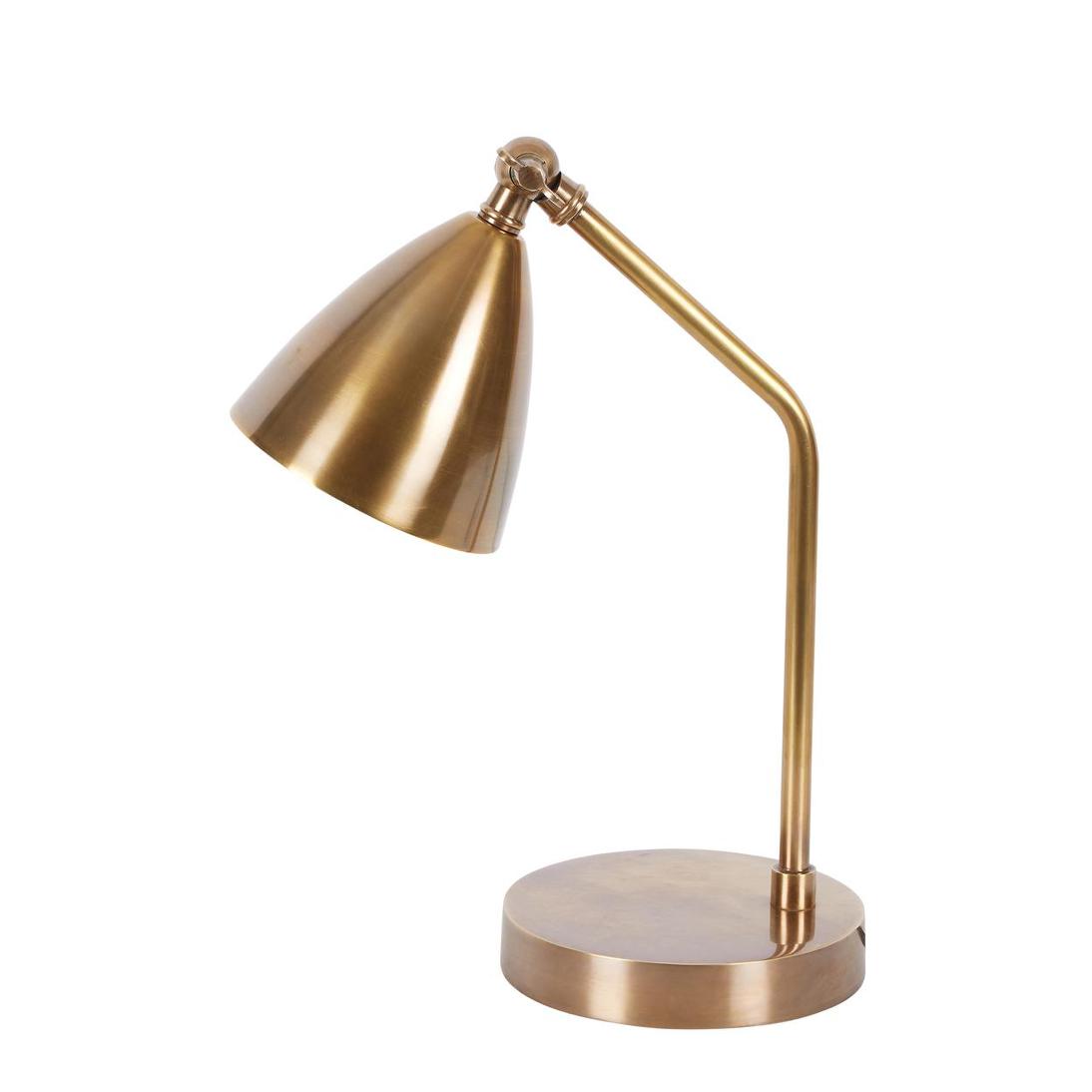 Elderton Traditional Desk Lamp Antique Brass Elderton Traditional Desk Lamp Antique Brass