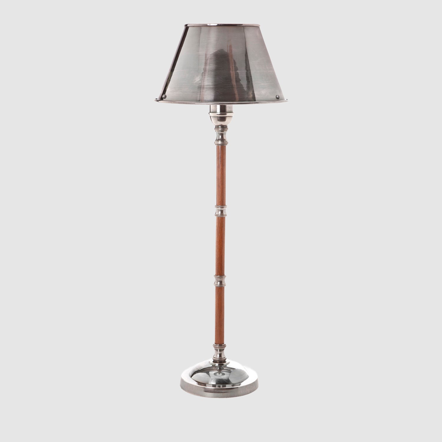 Ellendale French Provincial Table Lamp Antique Silver and Timber