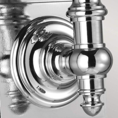 Ellerston Candlestick Wall Light Polished Chrome — detail view
