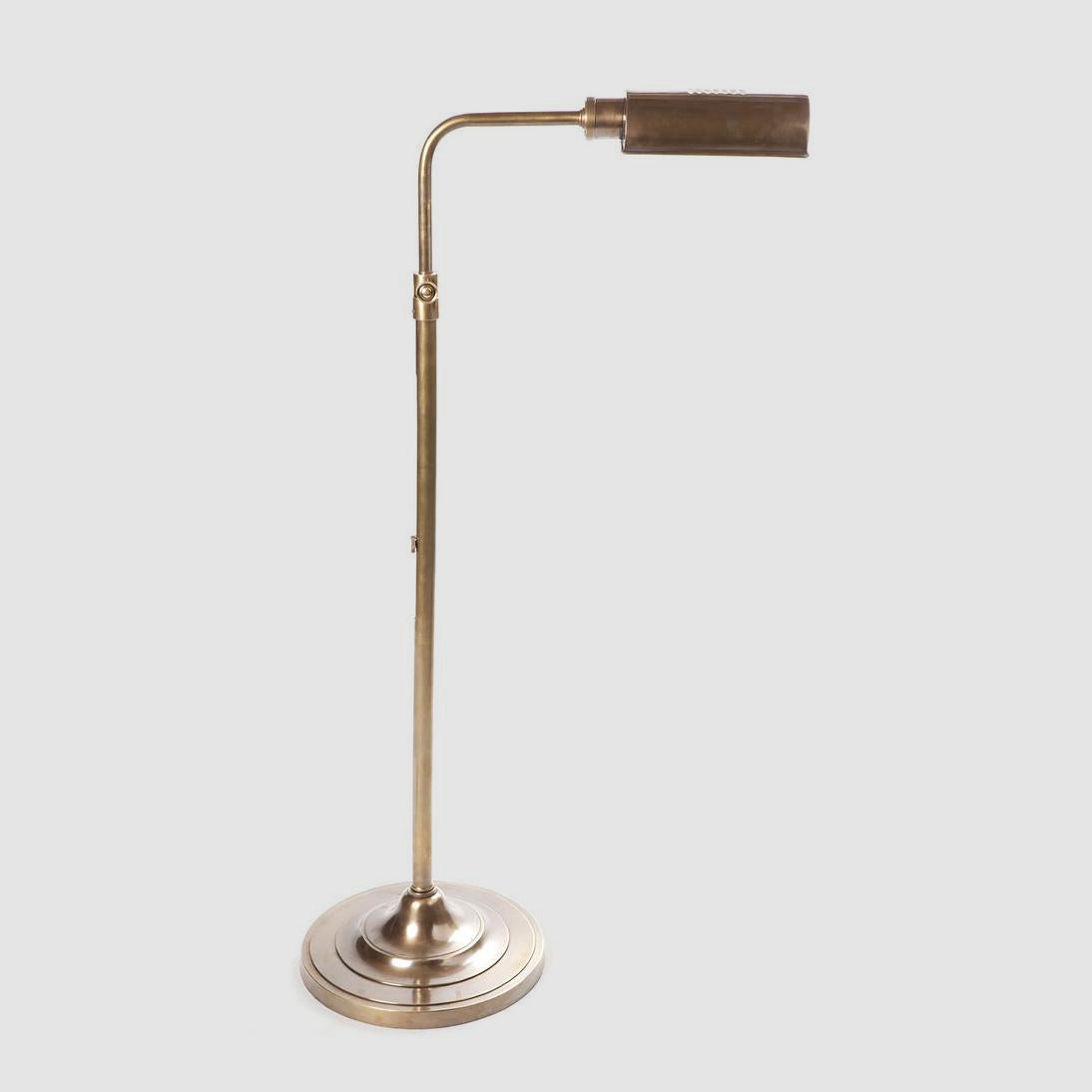 Ellesmere Traditional Adjustable Floor Lamp Antique Brass