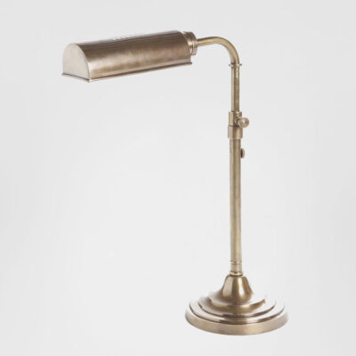 Ellesmere Traditional Desk Lamp Antique Brass