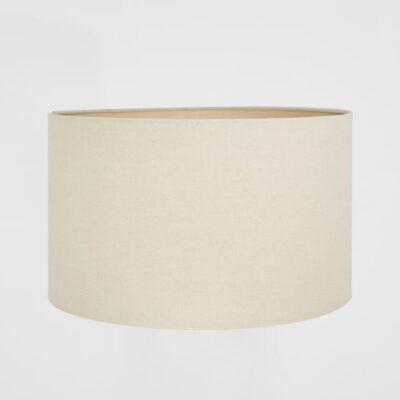 Ellingham Hamptons Oval Linen Lamp Shade Natural White