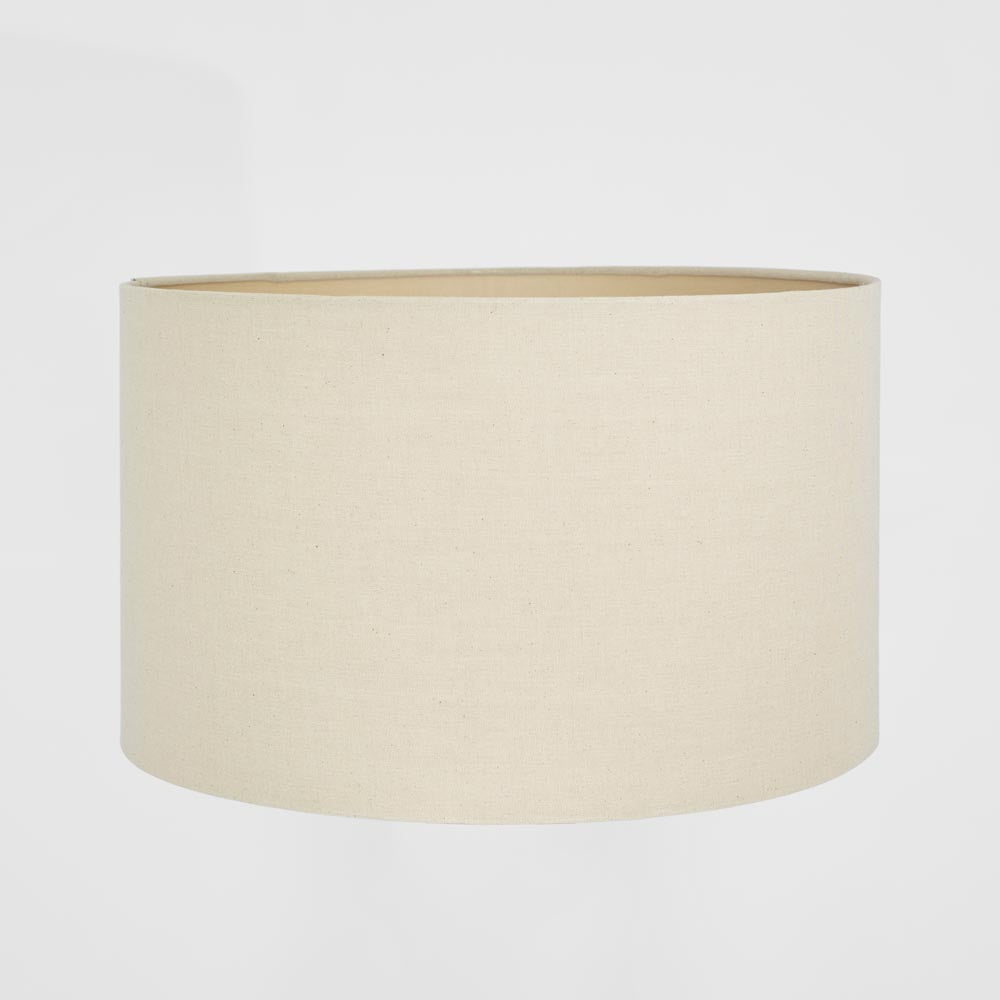 Ellingham Hamptons Oval Linen Lamp Shade Natural White