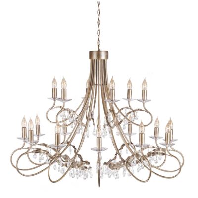 Ellinsworth French Provincial 18 Light Chandelier Gold Patina
