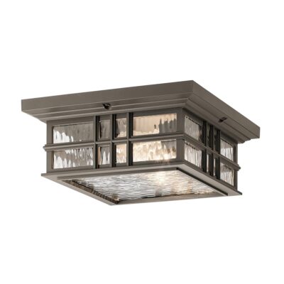 Elsworth Court Craftsman Outdoor Ceiling Flush Bronze