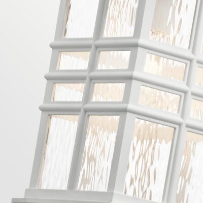 Elsworth Court Hamptons Chain Lantern Pendant White — detail view