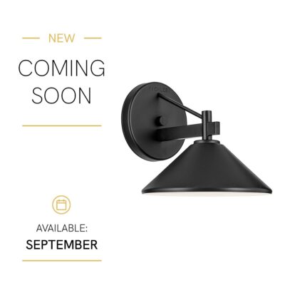 Elsworth Vale Hamptons Outdoor Wall Light Black