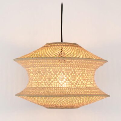 Elynton Hamptons Crocheted Pendant Light Ivory