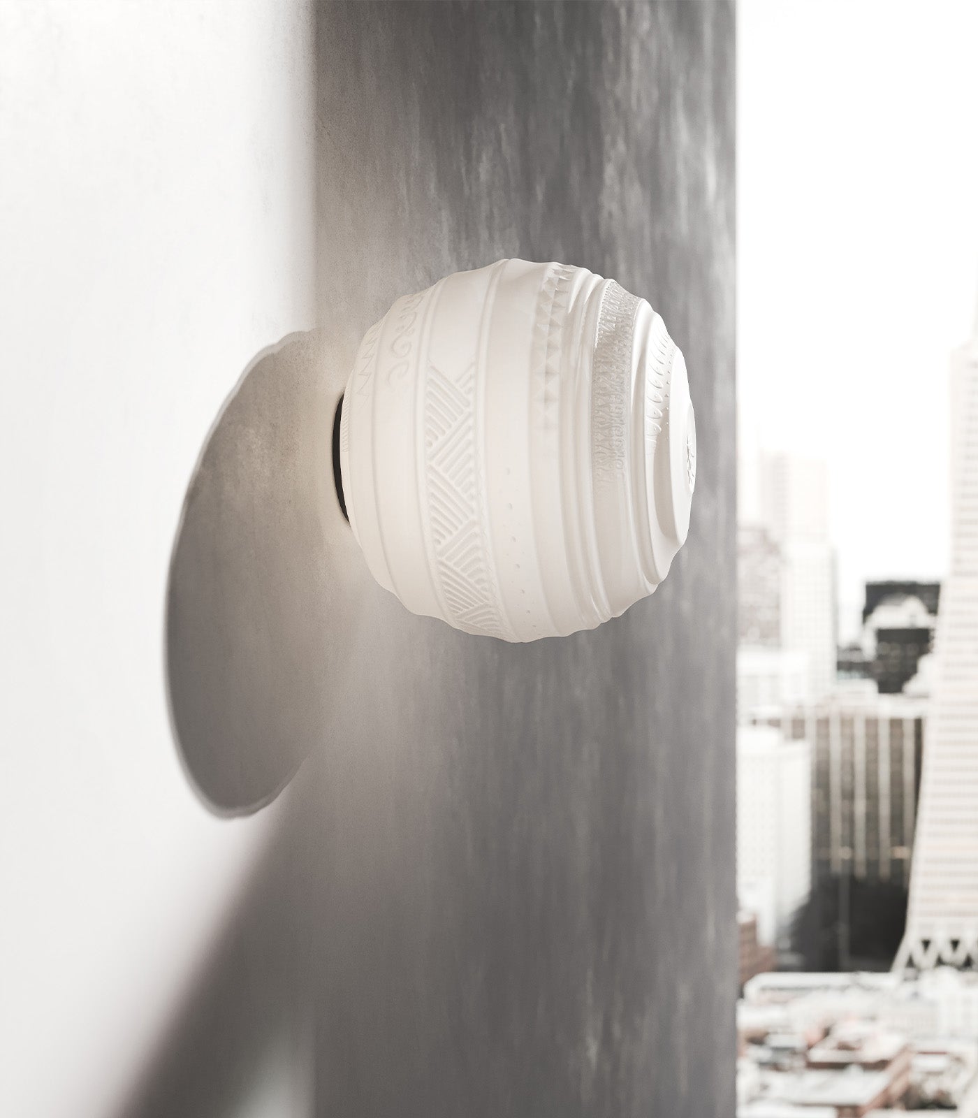 Emberton Patterned Sphere Wall Light Emberton Patterned Sphere Wall Light