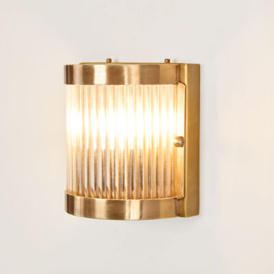Evergreen Hamptons Wall Light Antique Brass