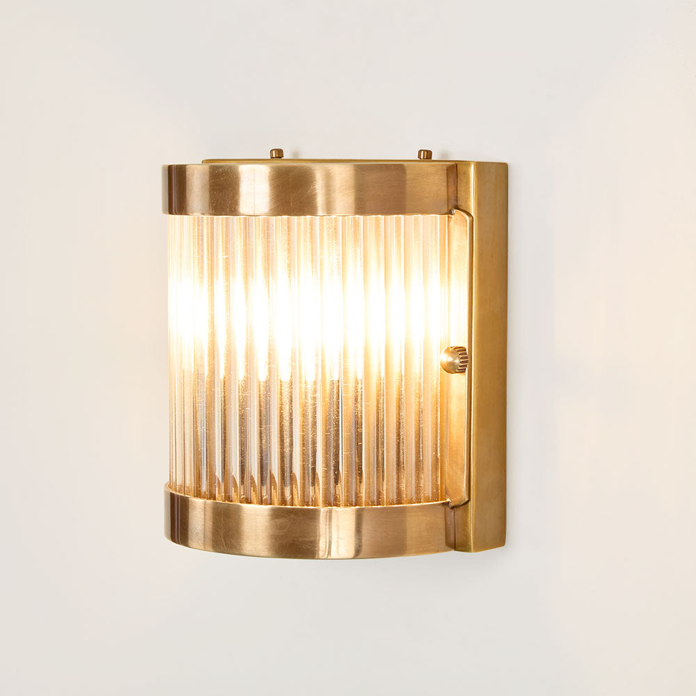 Evergreen Hamptons Wall Light Antique Brass