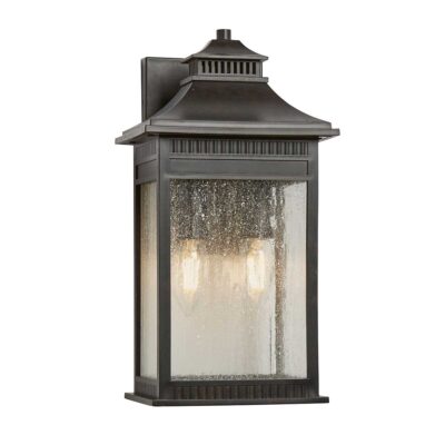 Fairhollow Traditional Outdoor Wall Lantern in Imperial Bronze