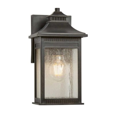 Fairhollow Traditional Small Outdoor Wall Lantern Imperial Bronze