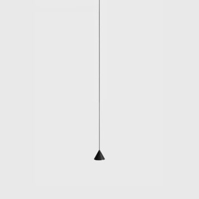 Fairholme Contemporary Cone Pendant Light Matte Black