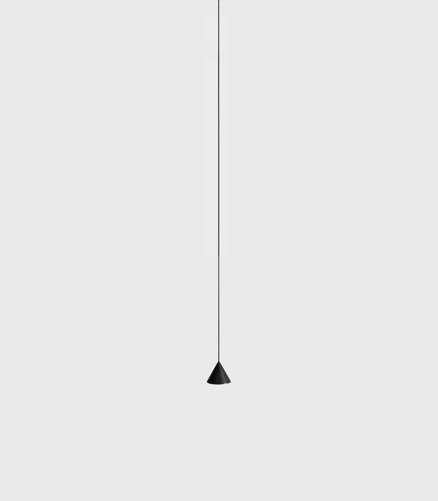 Fairholme Contemporary Cone Pendant Light Matte Black