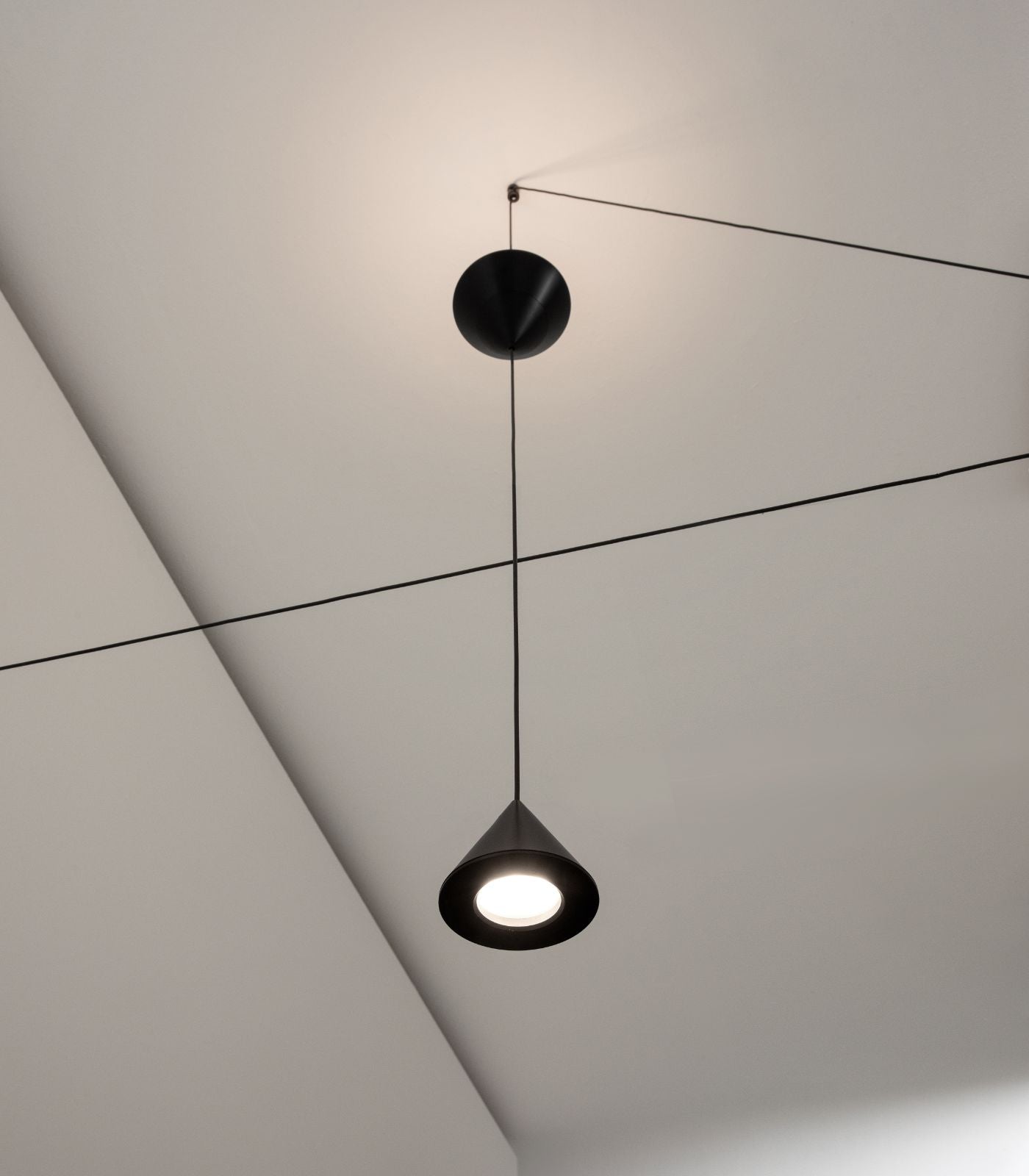 Fairholme Contemporary Cone Pendant Light Matte Black Fairholme Contemporary Cone Pendant Light Matte Black
