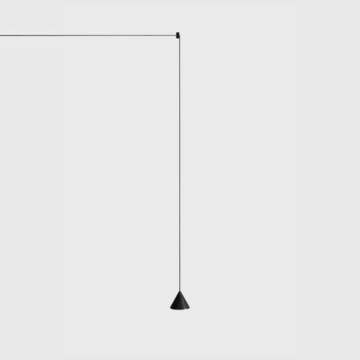 Fairholme Contemporary Cone Wall Light Direct Direct/Indirect Indirect Matte Black