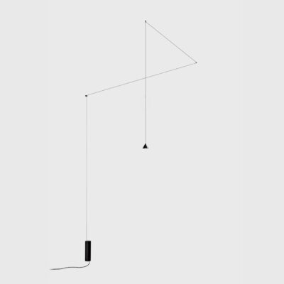Fairholme Contemporary Suspended Cone Floor Lamp