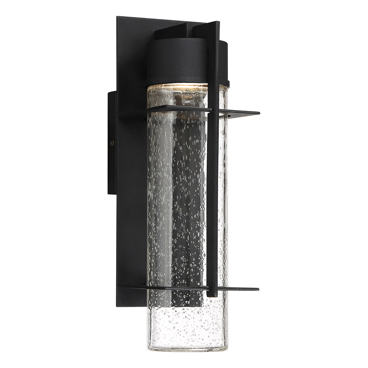 Fairholt Park Modern Outdoor Wall Light in Earth Black