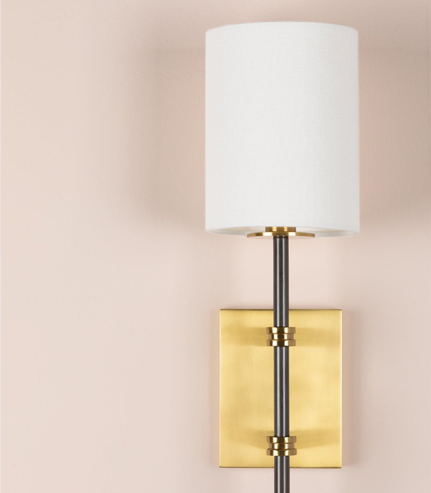 Fairleigh Traditional Wall Light Bronze and White