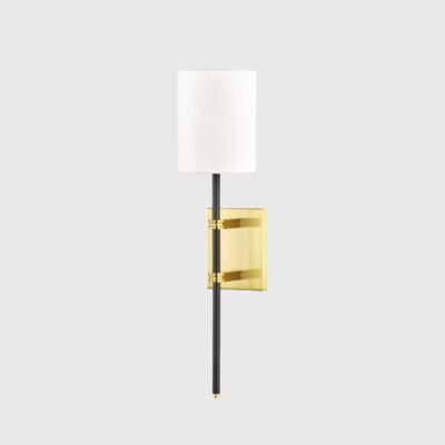Fairleigh Traditional Wall Light Bronze and White