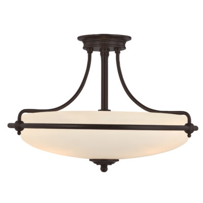 Falconleigh Bronze Ceiling Semi-Flush