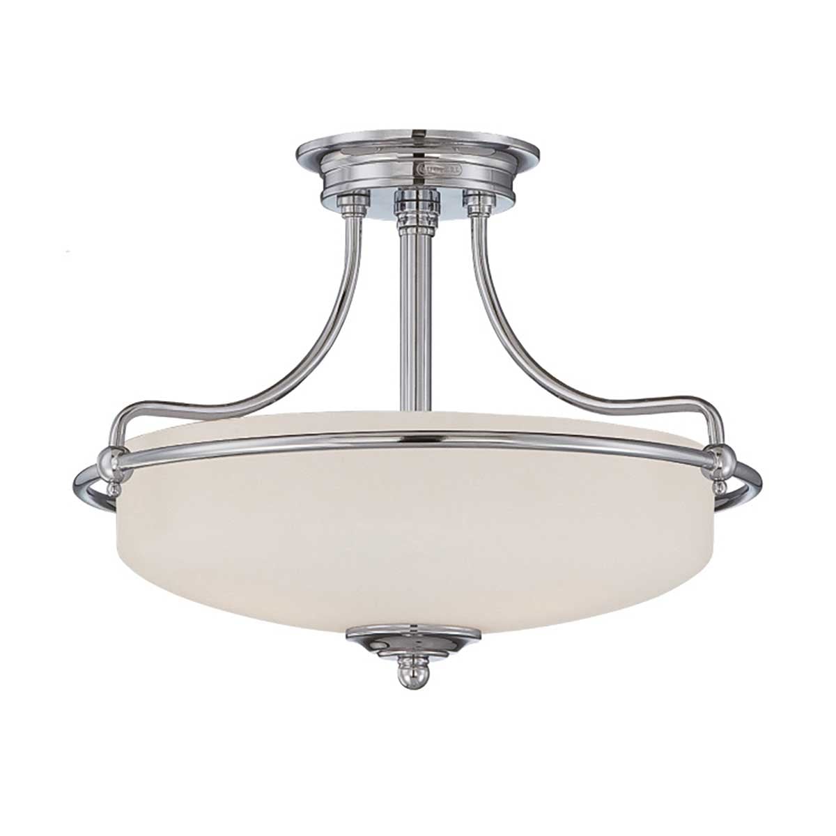 Falconleigh Hamptons Ceiling Semi-Flush Polished Chrome
