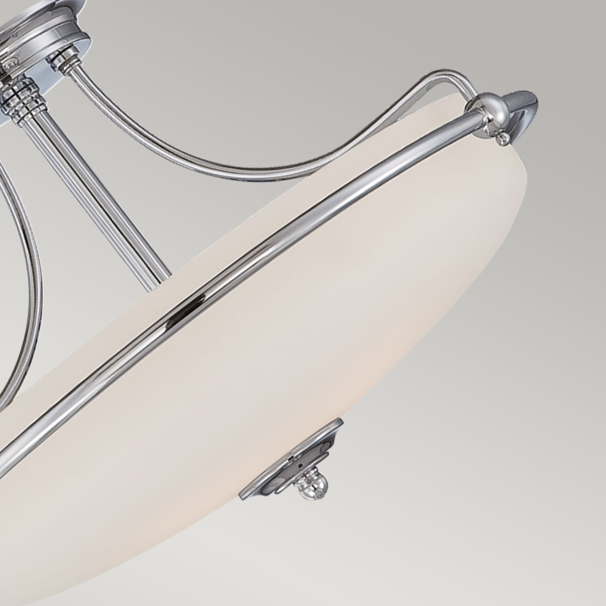 Falconleigh Hamptons Ceiling Semi-Flush Polished Chrome Falconleigh Hamptons Ceiling Semi-Flush Polished Chrome — detail view