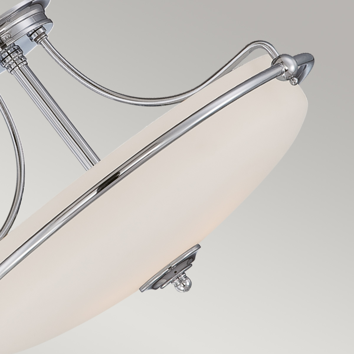 Falconleigh Hamptons Ceiling Semi-Flush Polished Chrome Falconleigh Hamptons Ceiling Semi-Flush Polished Chrome — detail view