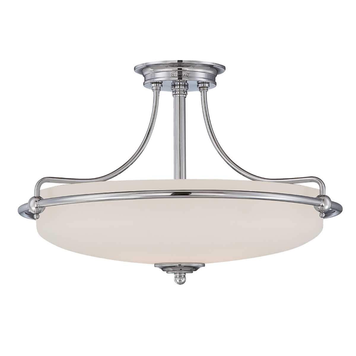 Falconleigh Hamptons Ceiling Semi-Flush Polished Chrome
