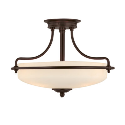Falconleigh Heritage Ceiling Semi-Flush Bronze