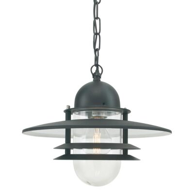 Farholt Bay Tiered Chain Lantern Black