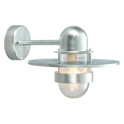 Farholt Nautical Galvanised Outdoor Wall Lantern