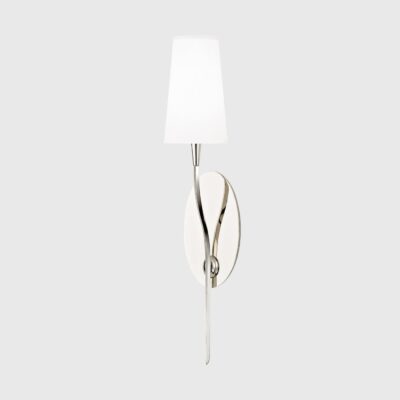 Farncombe Contemporary Wall Light Polished Nickel