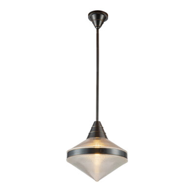 Farncote Art Deco Pendant Urban Bronze