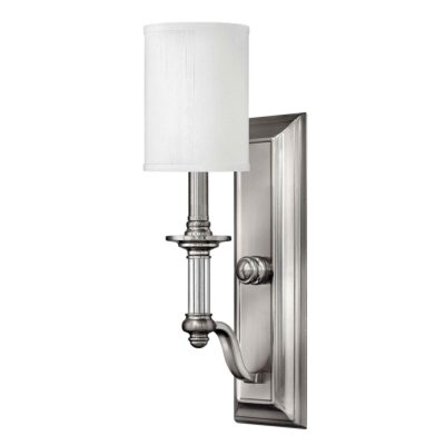 Farnleigh Traditional Wall Light Brushed Nickel
