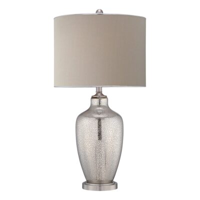Farraday Hamptons Table Lamp Speckled Mercury Glass