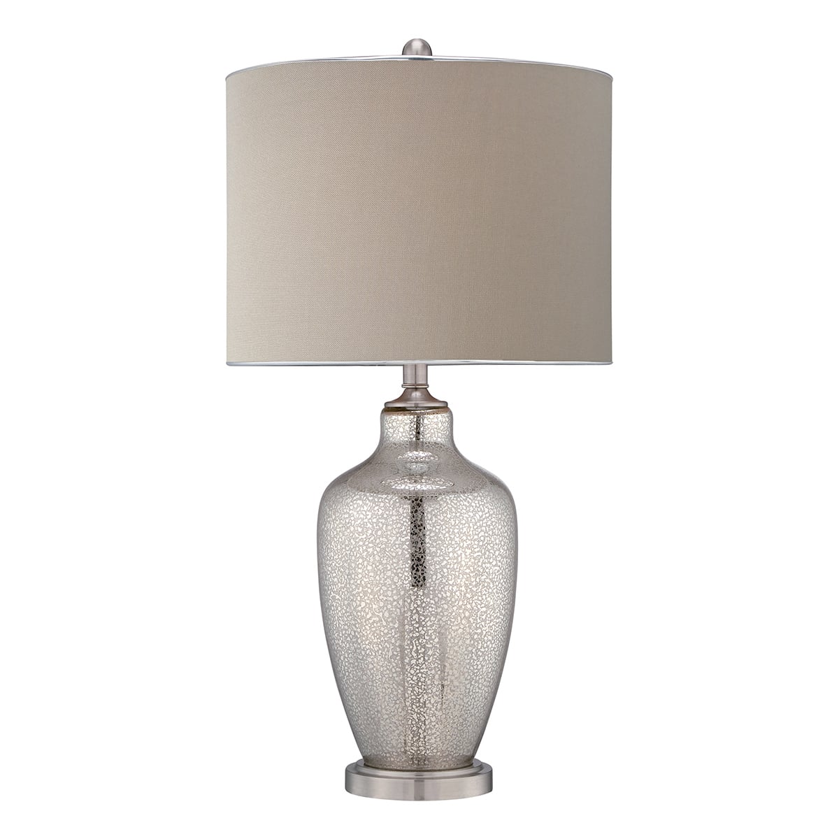 Farraday Hamptons Table Lamp Speckled Mercury Glass