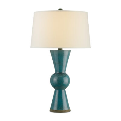 Farringstone Teal Ceramic Table Lamp