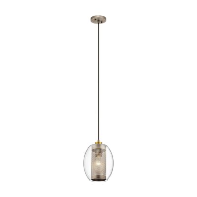 Farrowgate Manor Industrial Mini Pendant in Antique Pewter