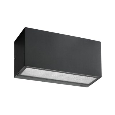 Fenbrook Modern Up Down Outdoor Wall Light Graphite