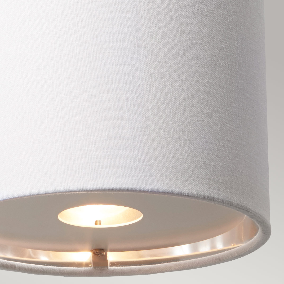 Fenchurch Hamptons Wall Light Black and Polished Nickel with White Shade Fenchurch Hamptons Wall Light Black and Polished Nickel with White Shade — detail view